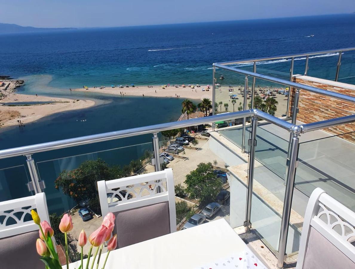 Ferienwohnung Sadet'S Penthouse Saranda Exterior foto
