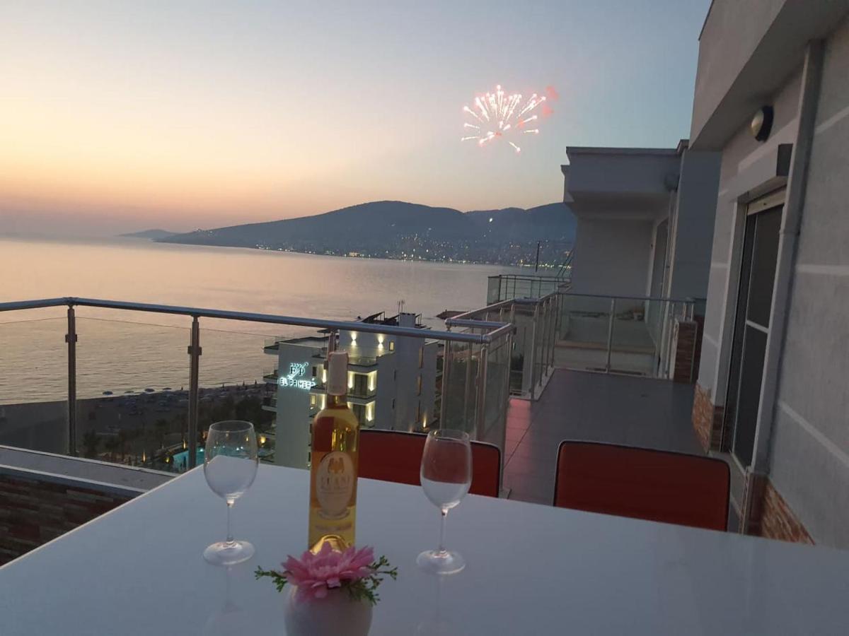 Ferienwohnung Sadet'S Penthouse Saranda Exterior foto