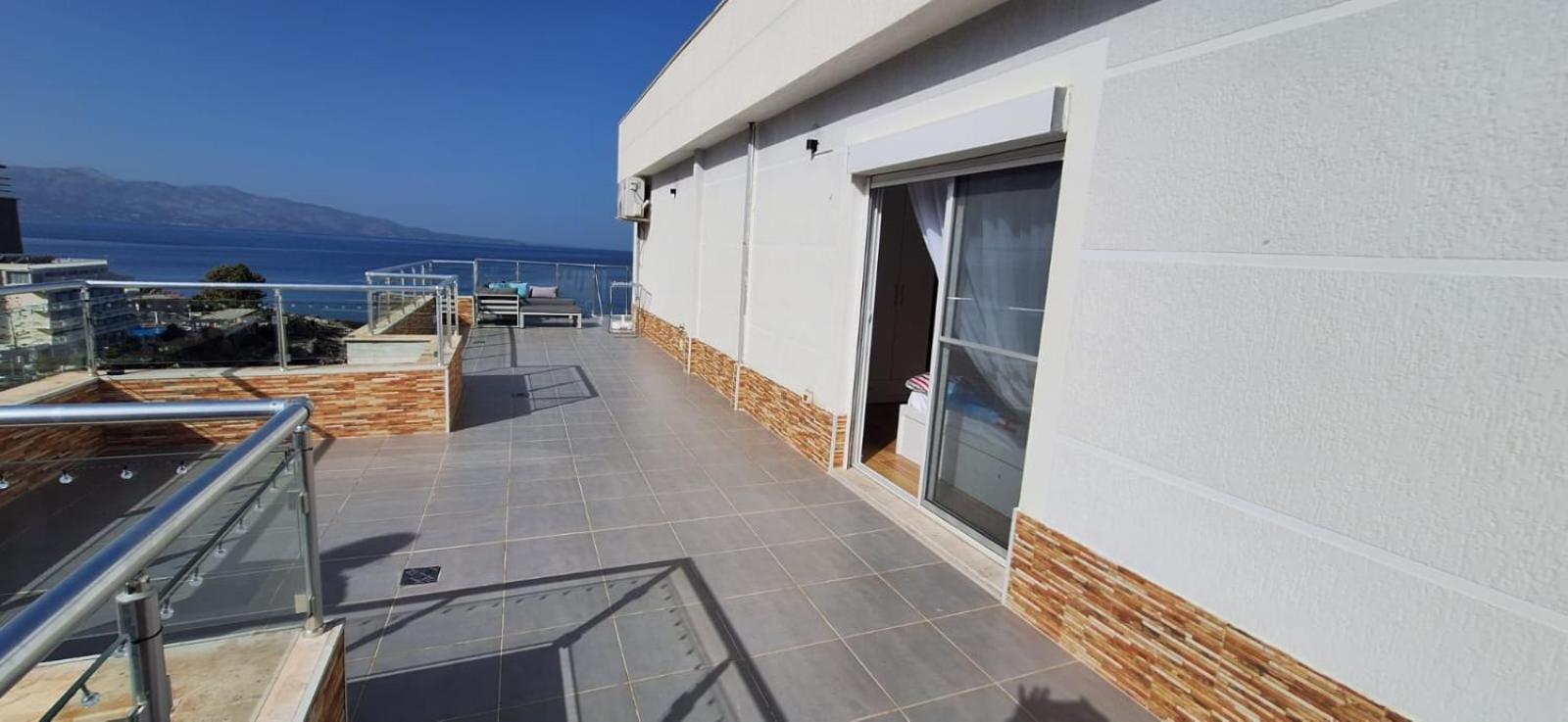 Ferienwohnung Sadet'S Penthouse Saranda Exterior foto