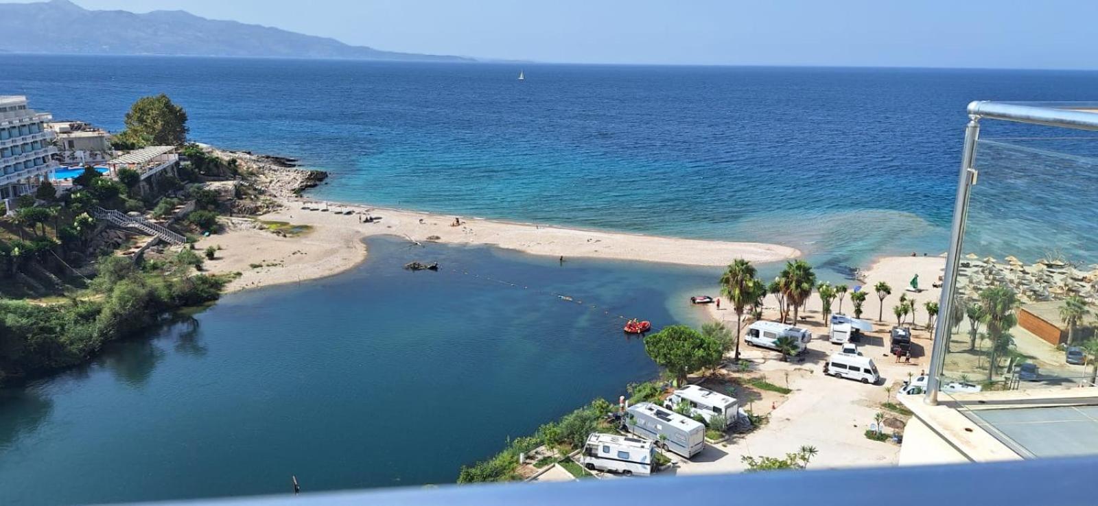 Ferienwohnung Sadet'S Penthouse Saranda Exterior foto