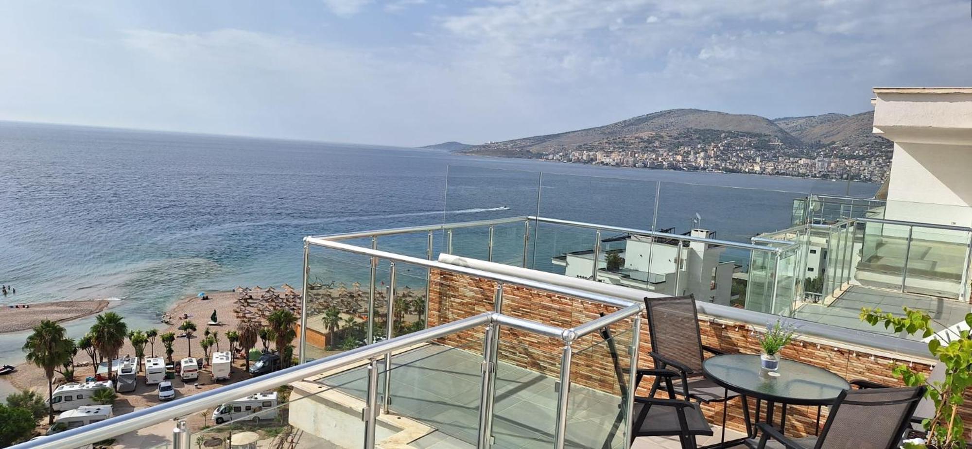 Ferienwohnung Sadet'S Penthouse Saranda Exterior foto