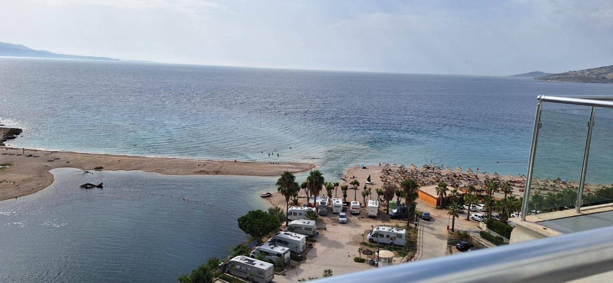 Ferienwohnung Sadet'S Penthouse Saranda Exterior foto