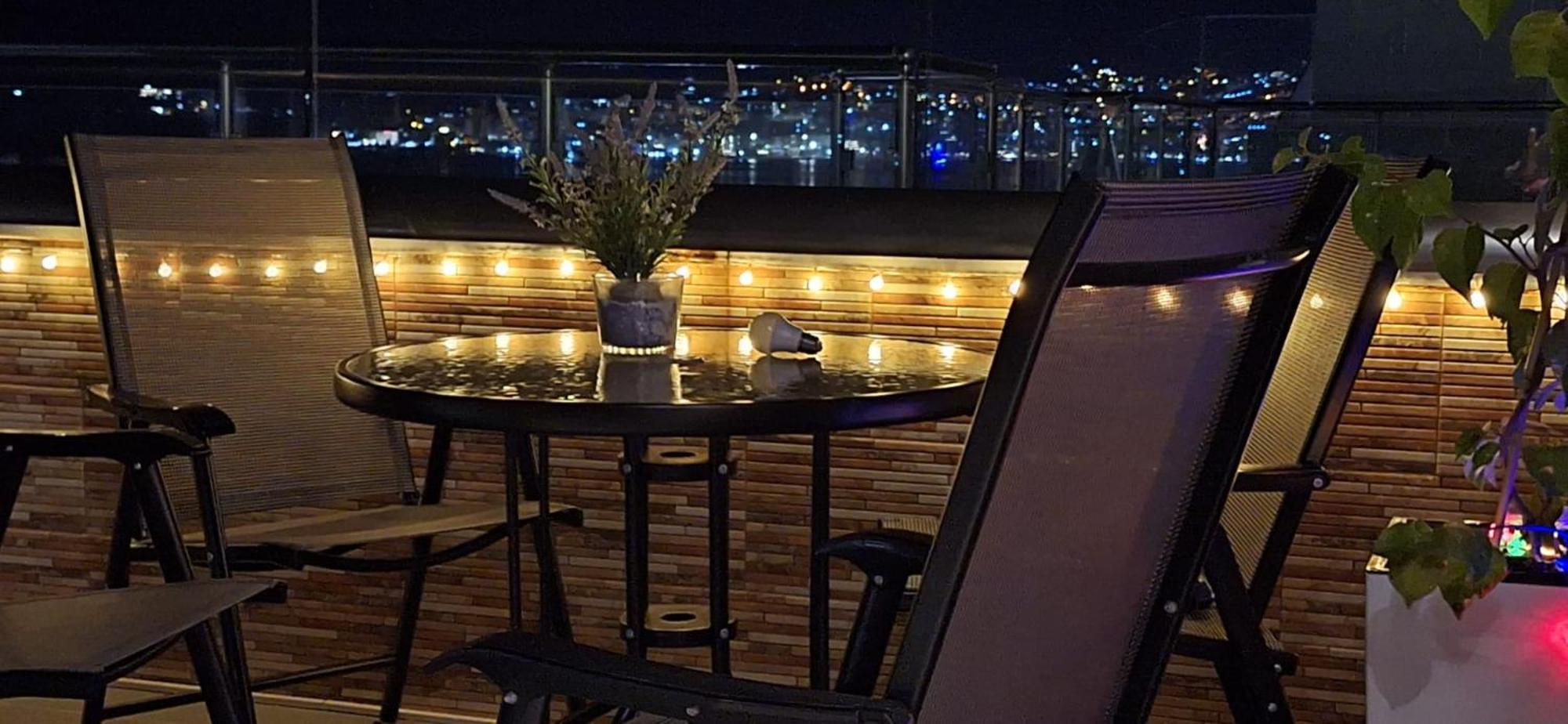 Ferienwohnung Sadet'S Penthouse Saranda Exterior foto