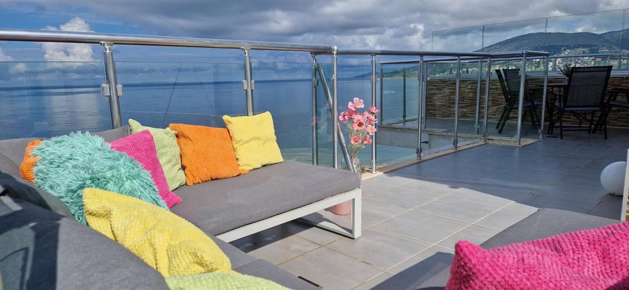 Ferienwohnung Sadet'S Penthouse Saranda Exterior foto