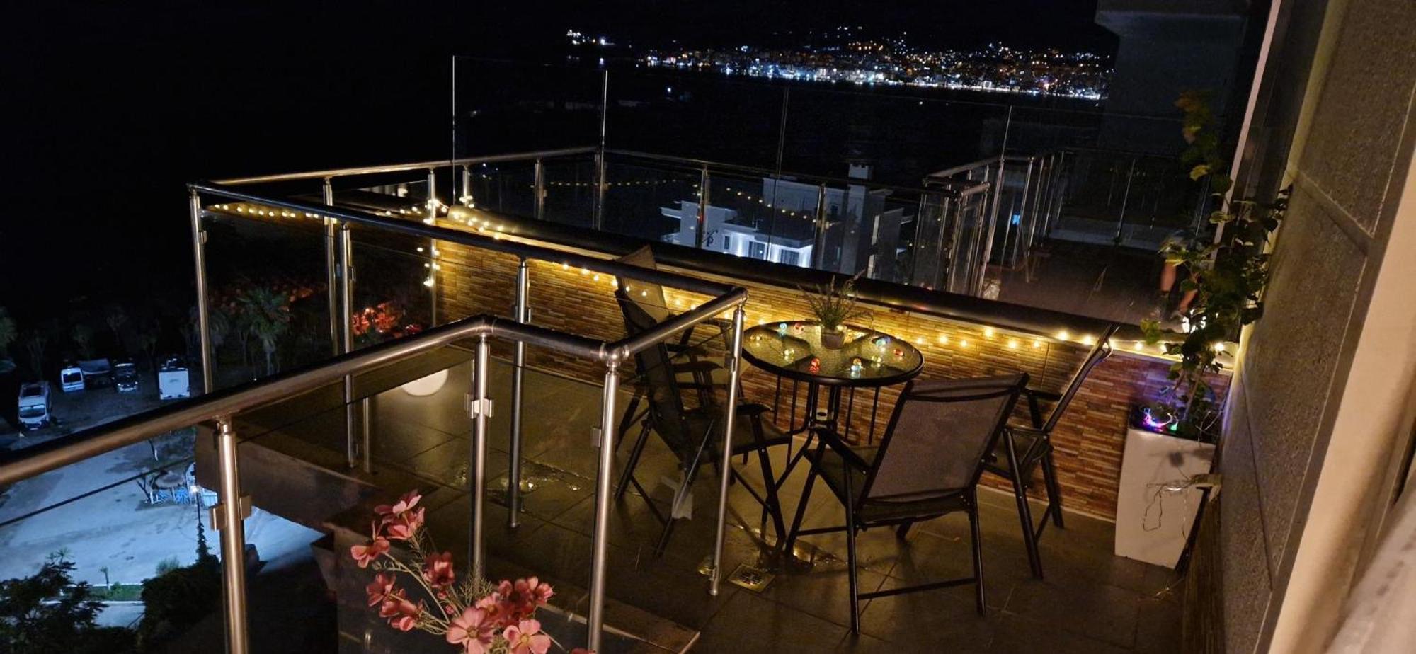 Ferienwohnung Sadet'S Penthouse Saranda Exterior foto