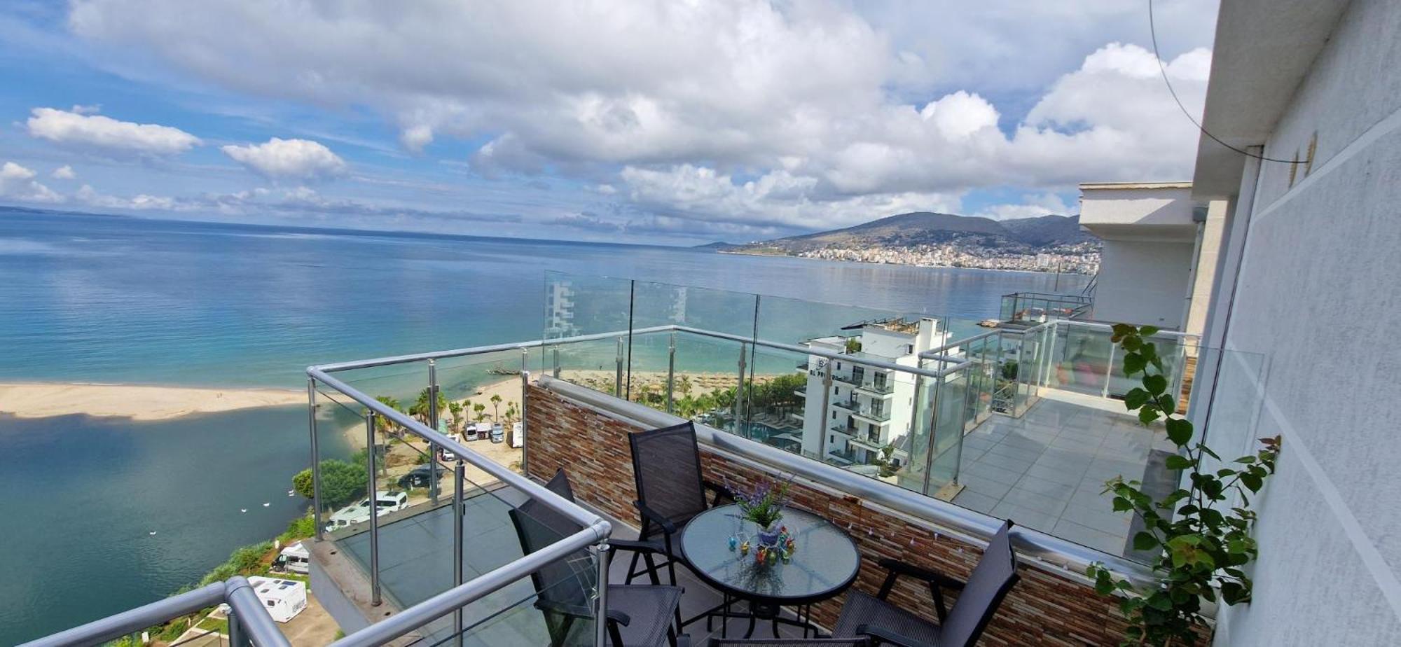 Ferienwohnung Sadet'S Penthouse Saranda Exterior foto